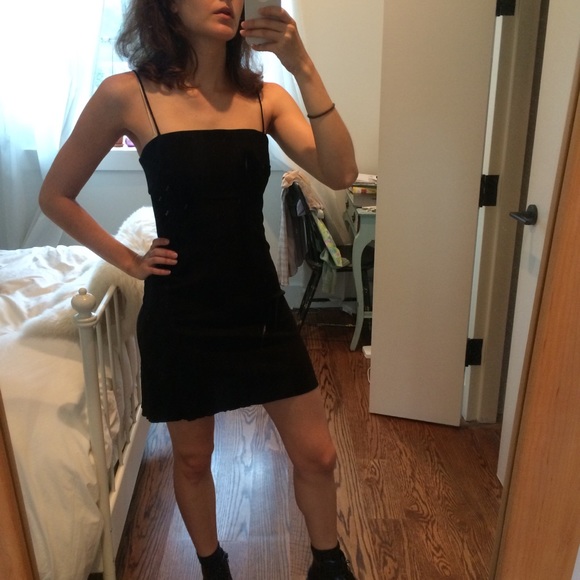 Urban Outfitters Black Square Mini Dress - Picture 2 of 4